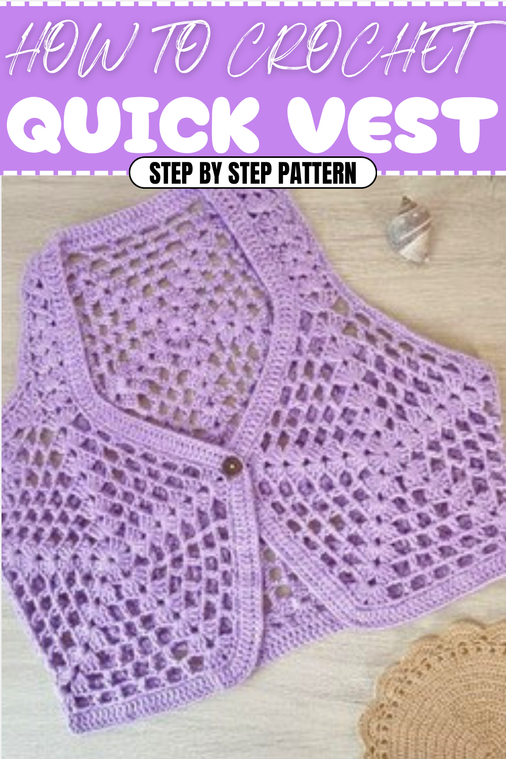 Free Crochet Quick Vest