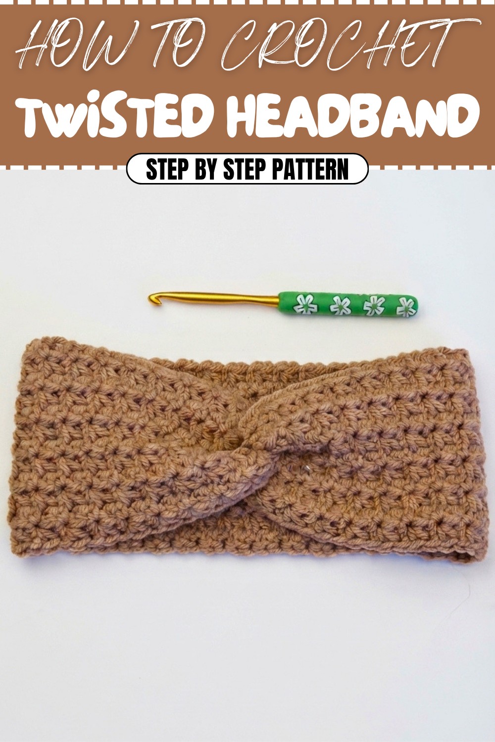 Free Crochet Twisted Headband Pattern