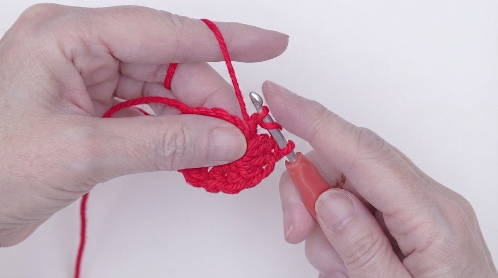 Heart Shape Crochet Ornaments Pattern 3