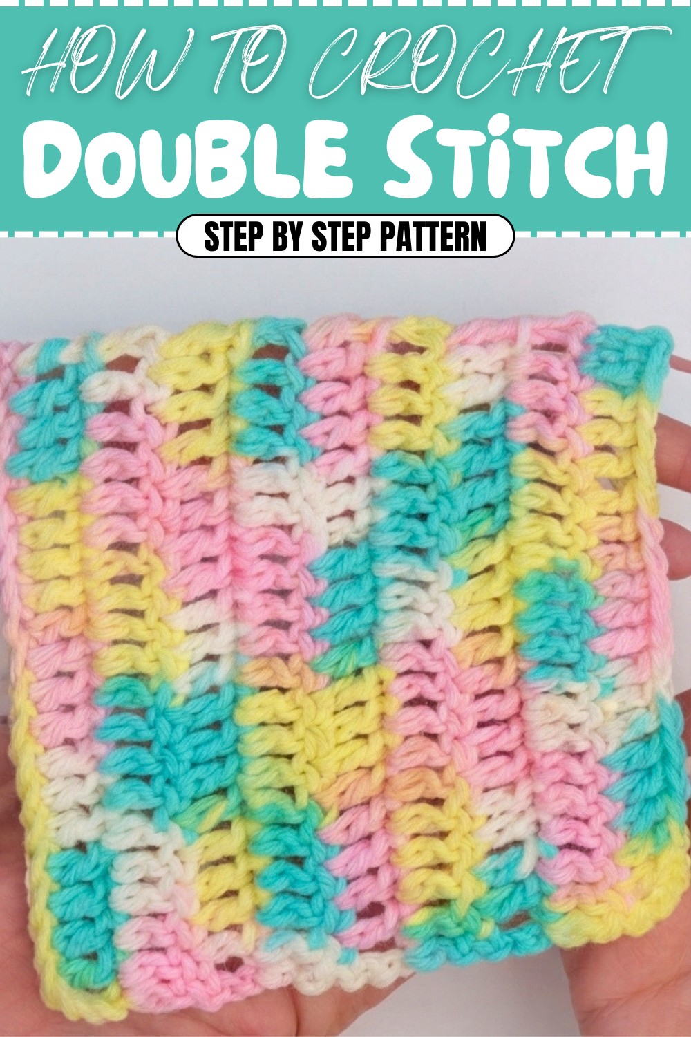 How To Double Crochet Stitch Pattern (1)