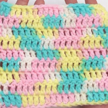 How To Double Crochet Stitch Pattern 6