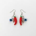 Crochet A Red Chilli Earrings Pattern (7)