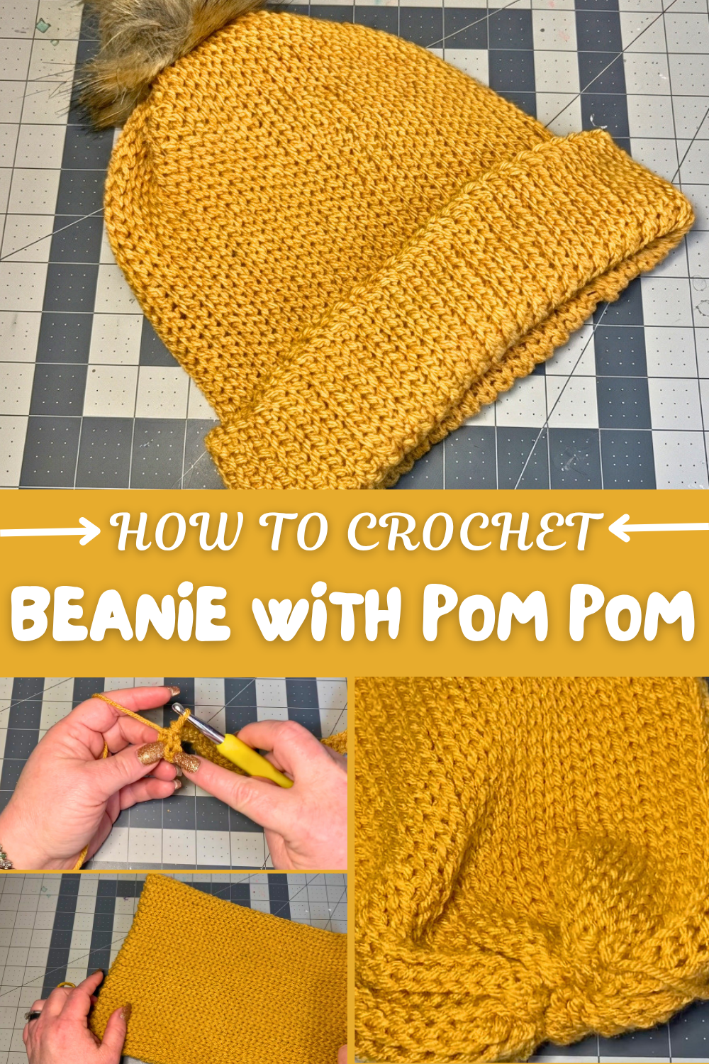 Crochet Beanie With Pom Pom