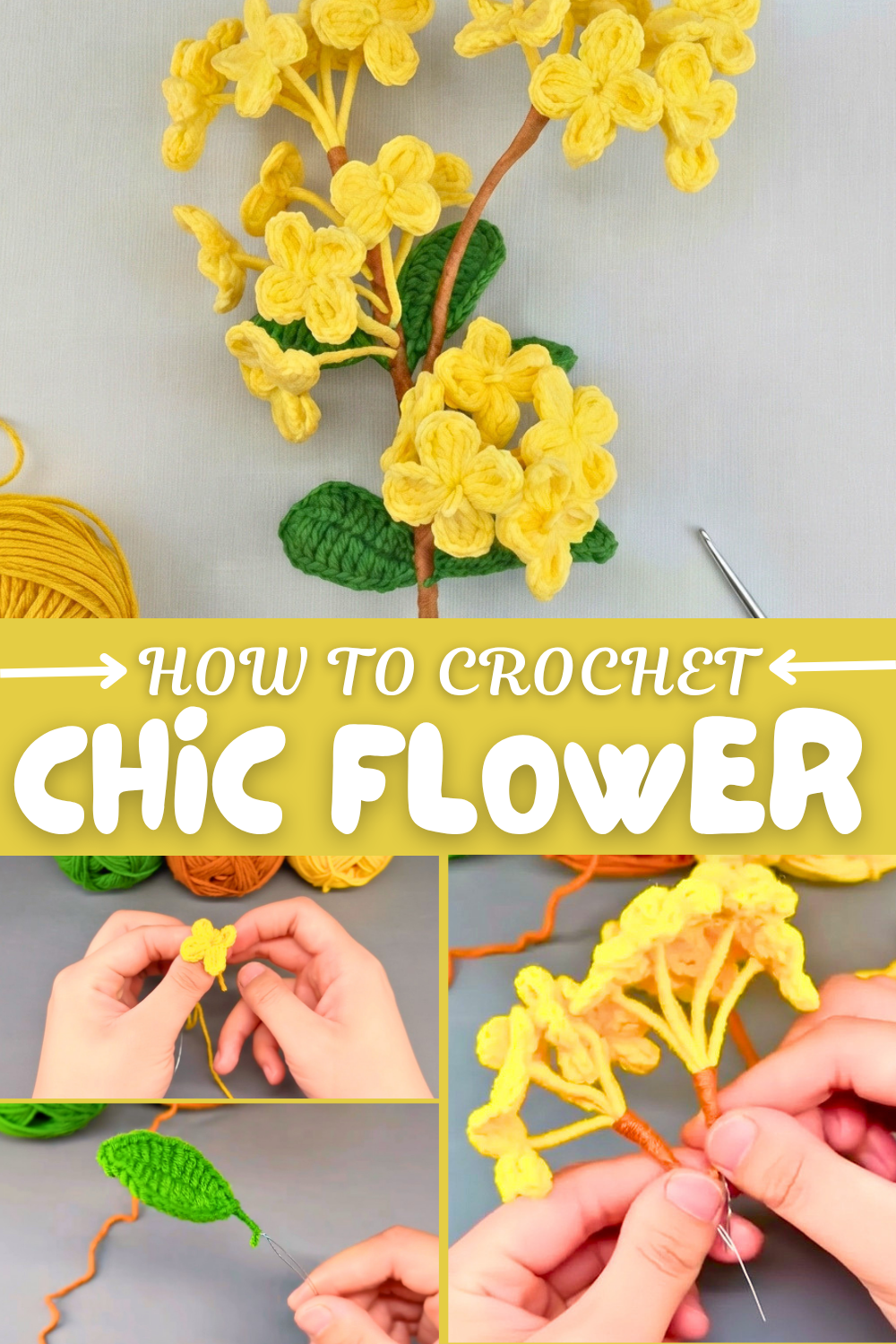 Crochet Osmanthus Flower
