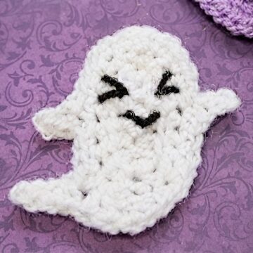 Crochet Ghost Applique Pattern 5