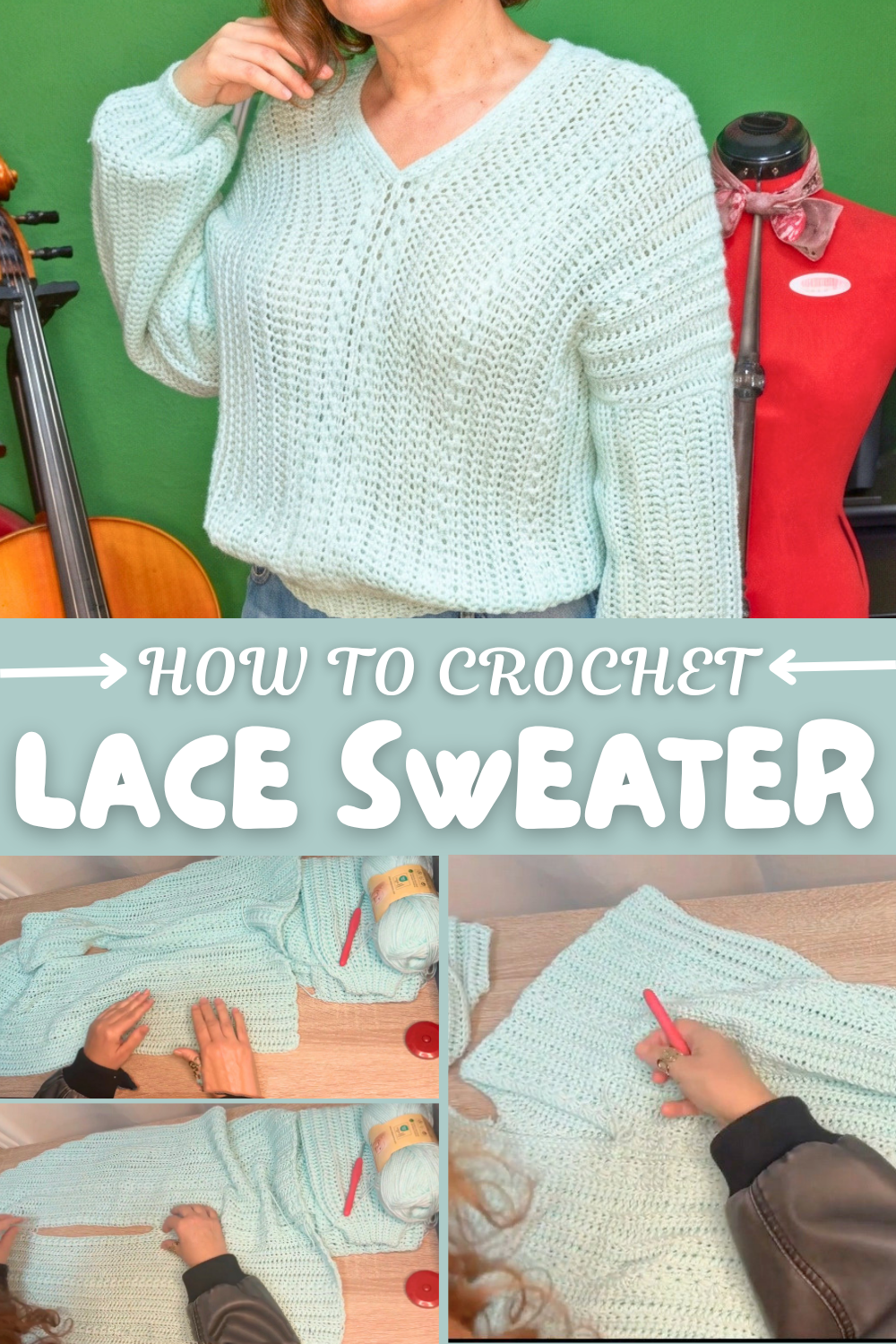 Crochet Lace Sweater