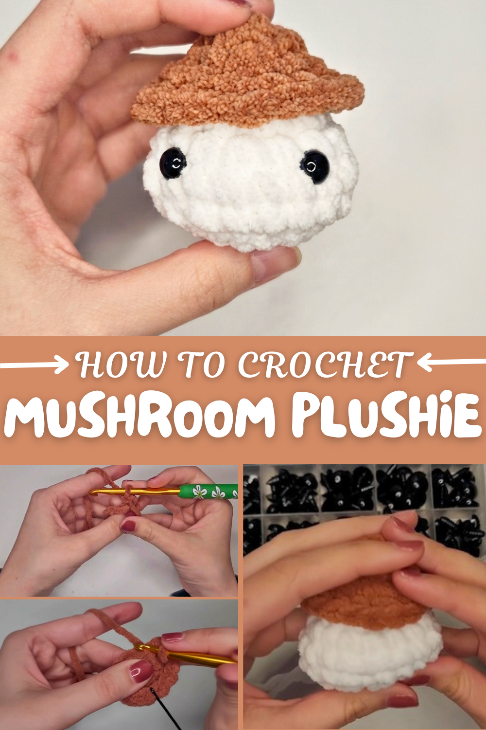 Crochet Mushroom Plushie