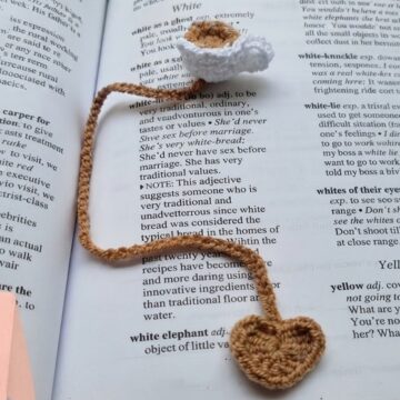 Crochet Tea Cup Bookmark Pattern 7