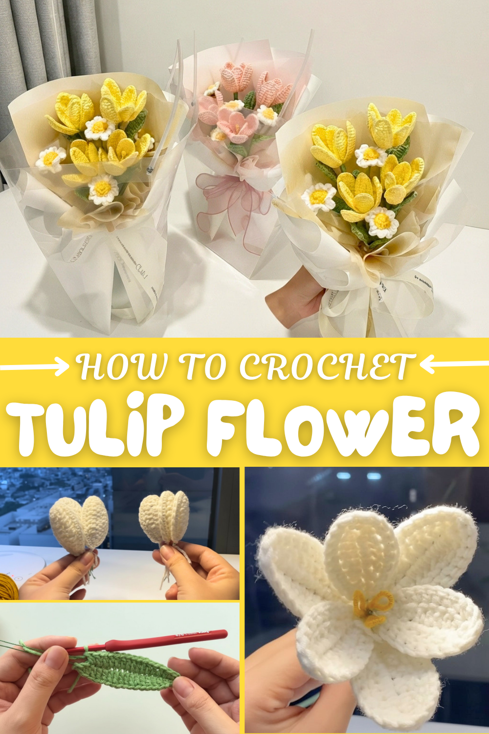 Crochet Tulip Flower
