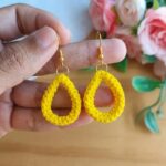Easy Crochet Earrings Simple Beginner Pattern (3)