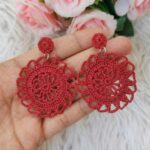 Easy Crochet Mandala Earrings Pattern (8)