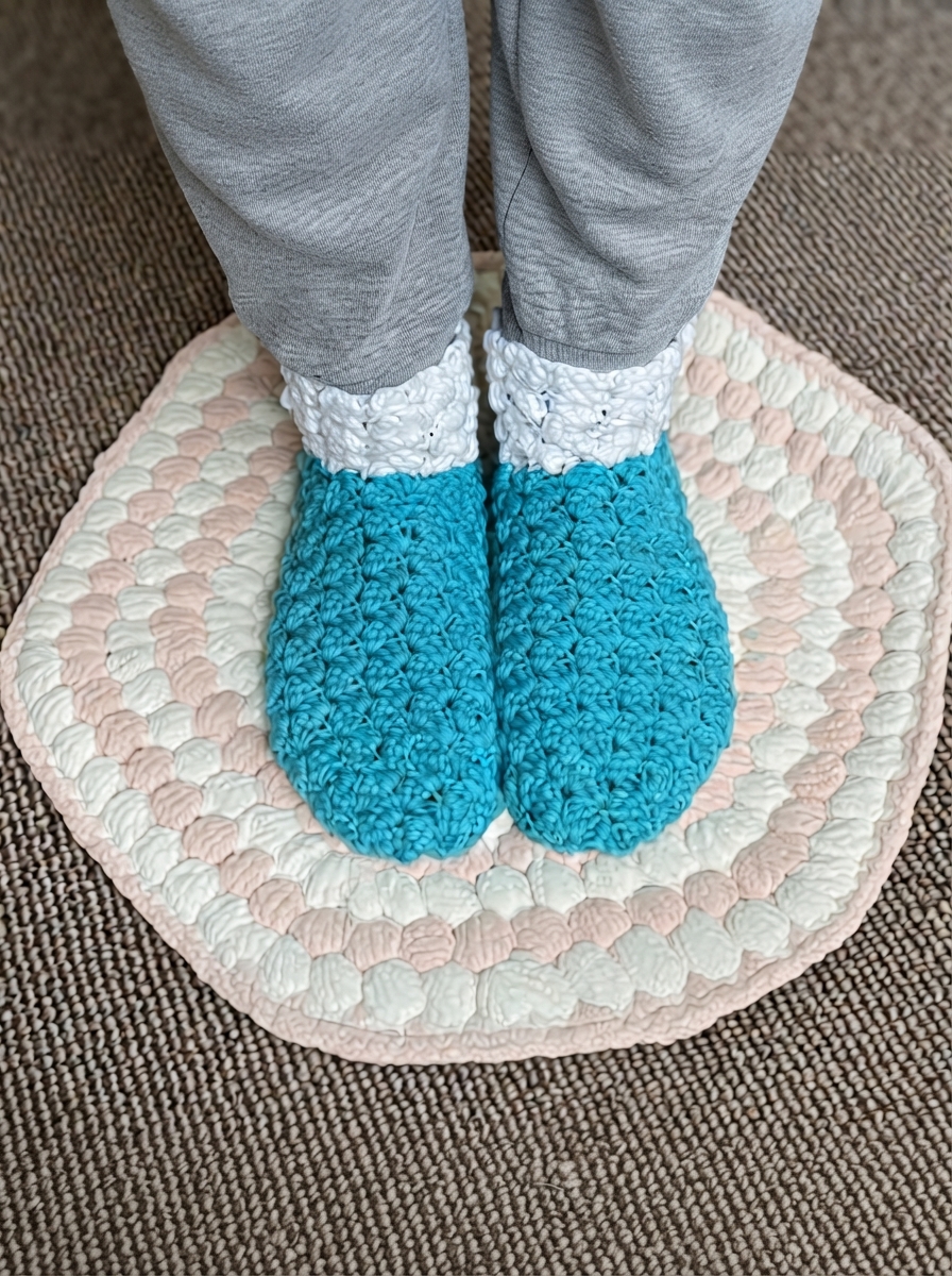 Crochet Winter Slippers