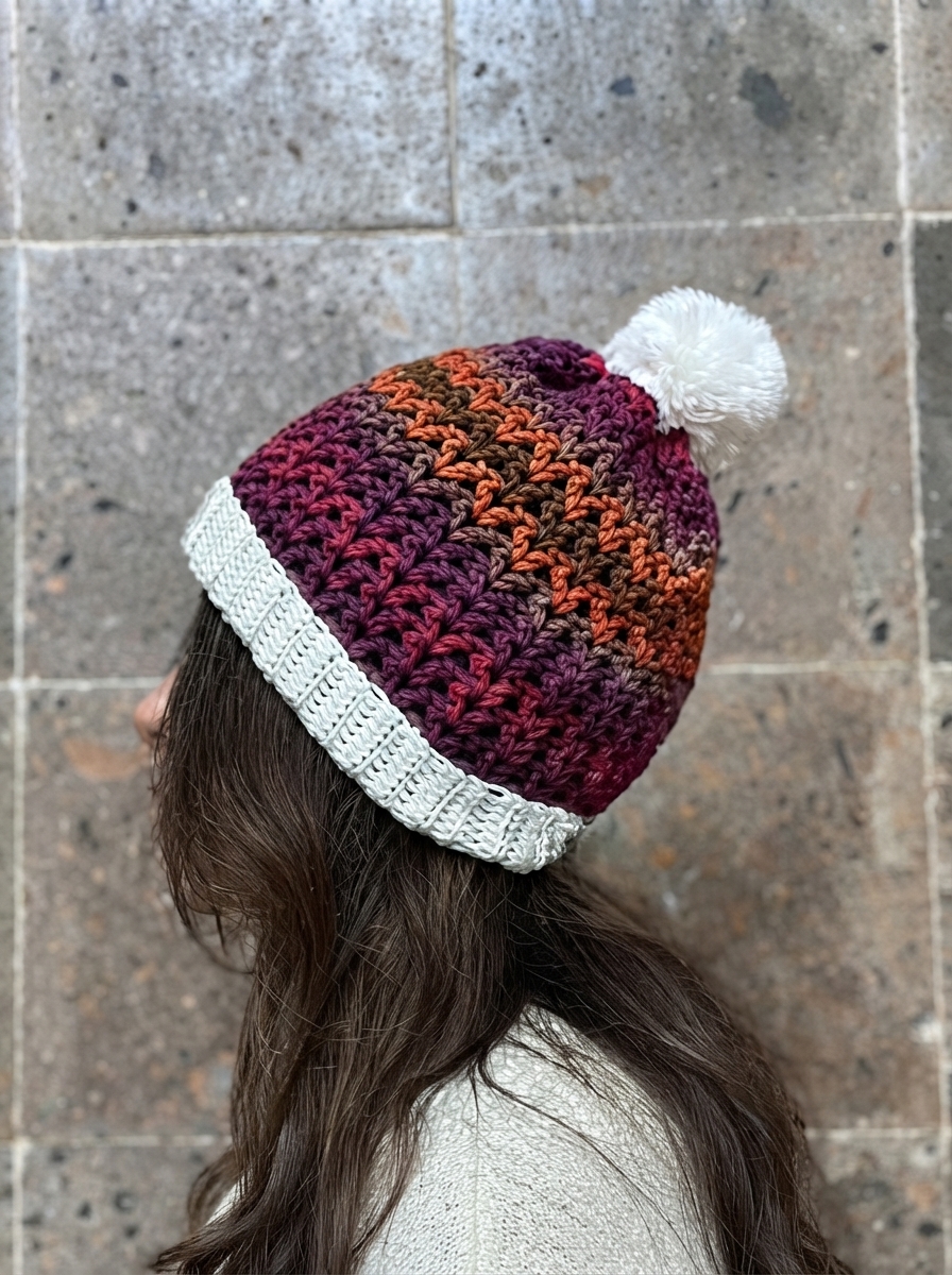 Wool Beanie Pom Pom