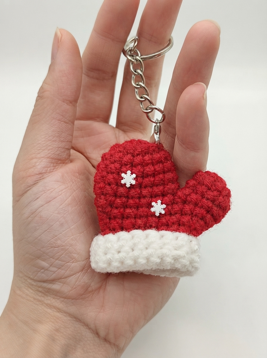 Crochet Christmas Gloves
