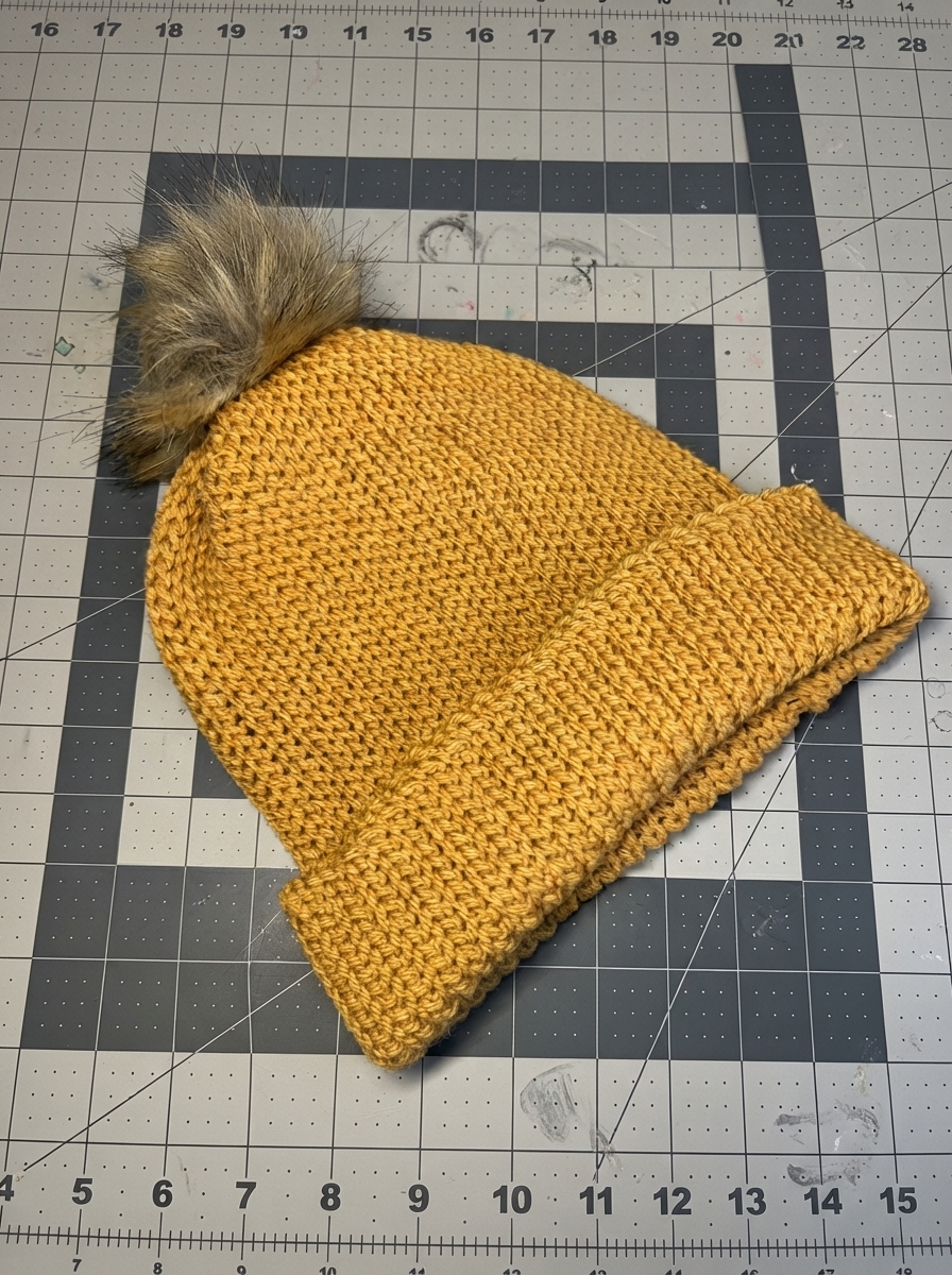 Beanie With Pom Pom