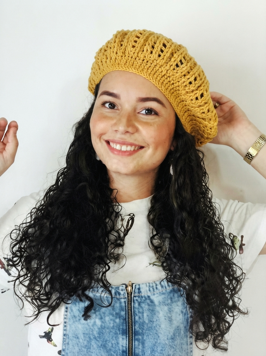 Crochet Beret Hat