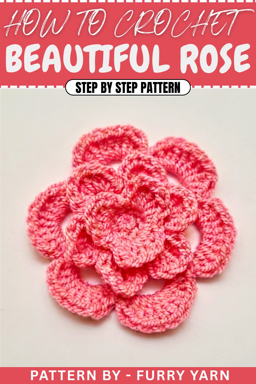 Free Beautiful Crochet Rose Pattern