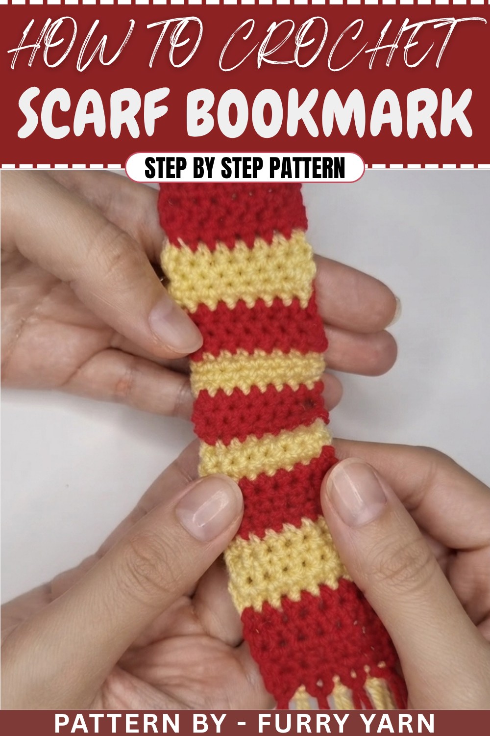 Free Crochet Scarf Bookmark Pattern