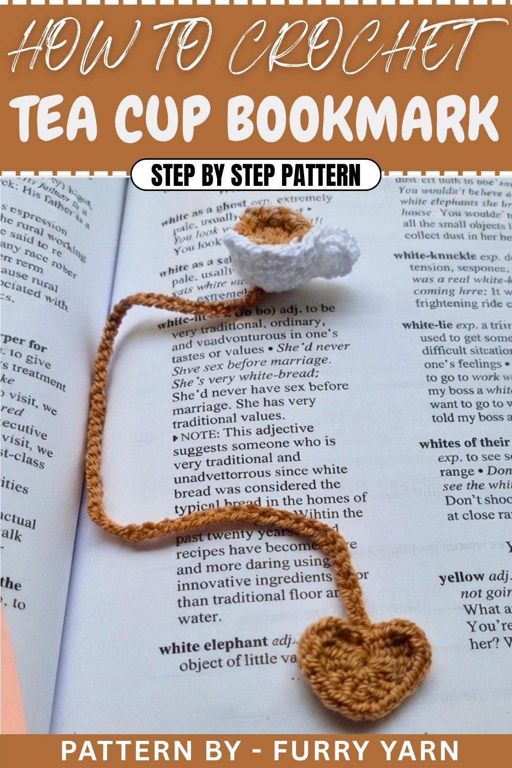 Free Crochet Tea Cup Bookmark Pattern