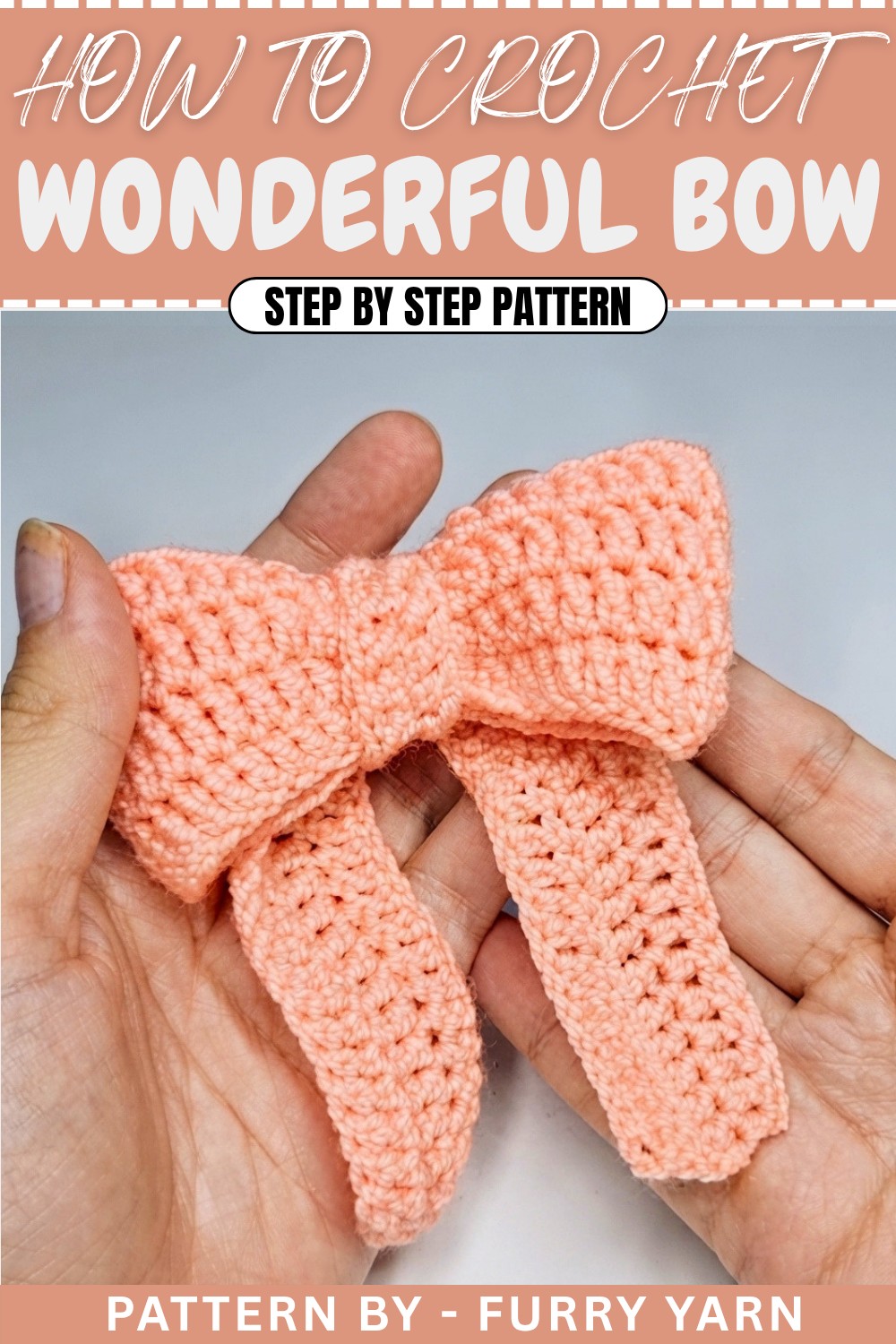 Free Wonderful Crochet Bow Pattern