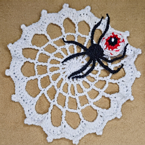Halloween Crochet Spider Web Pattern 6