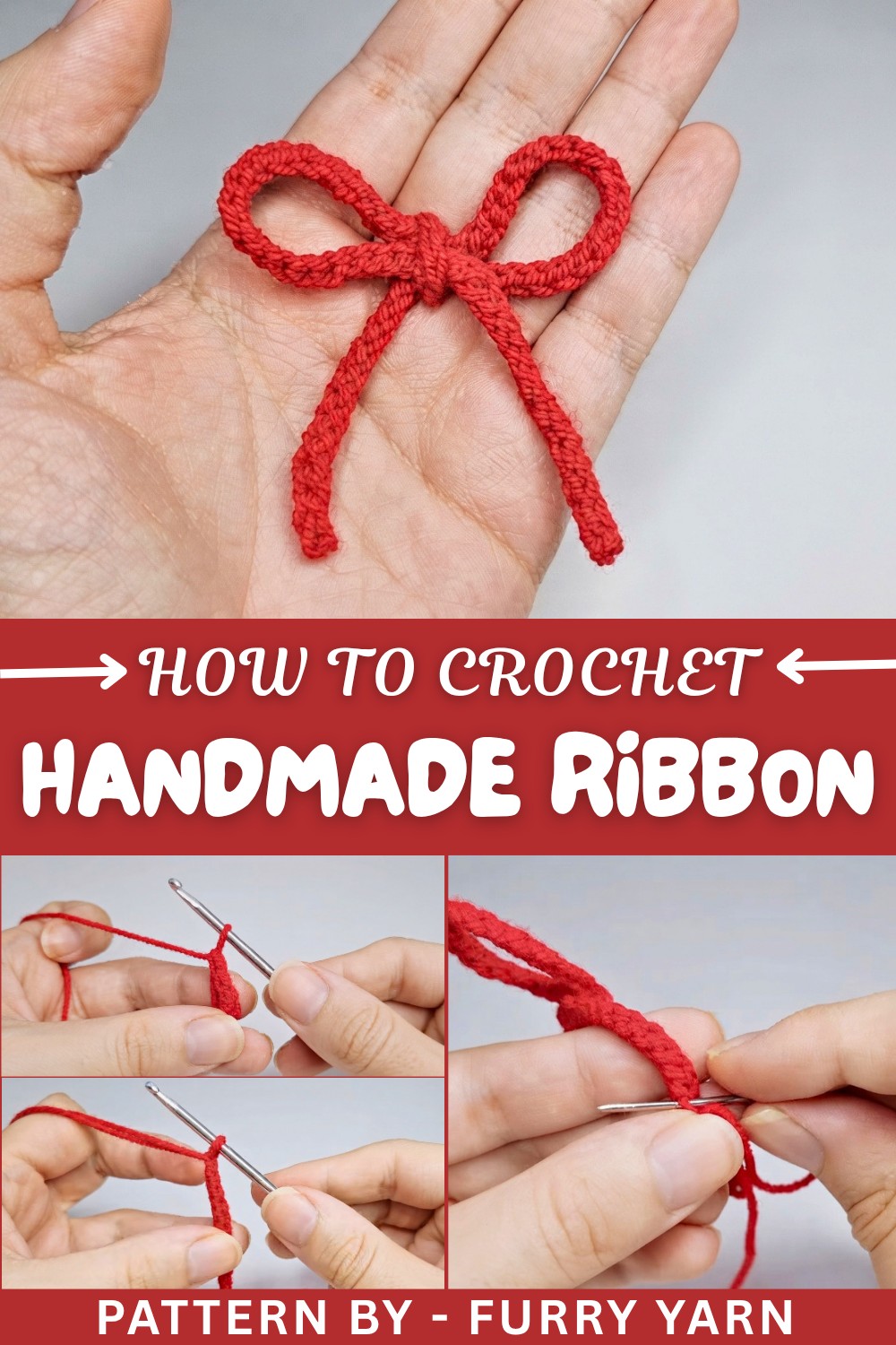 Handmade Crochet Ribbon Pattern