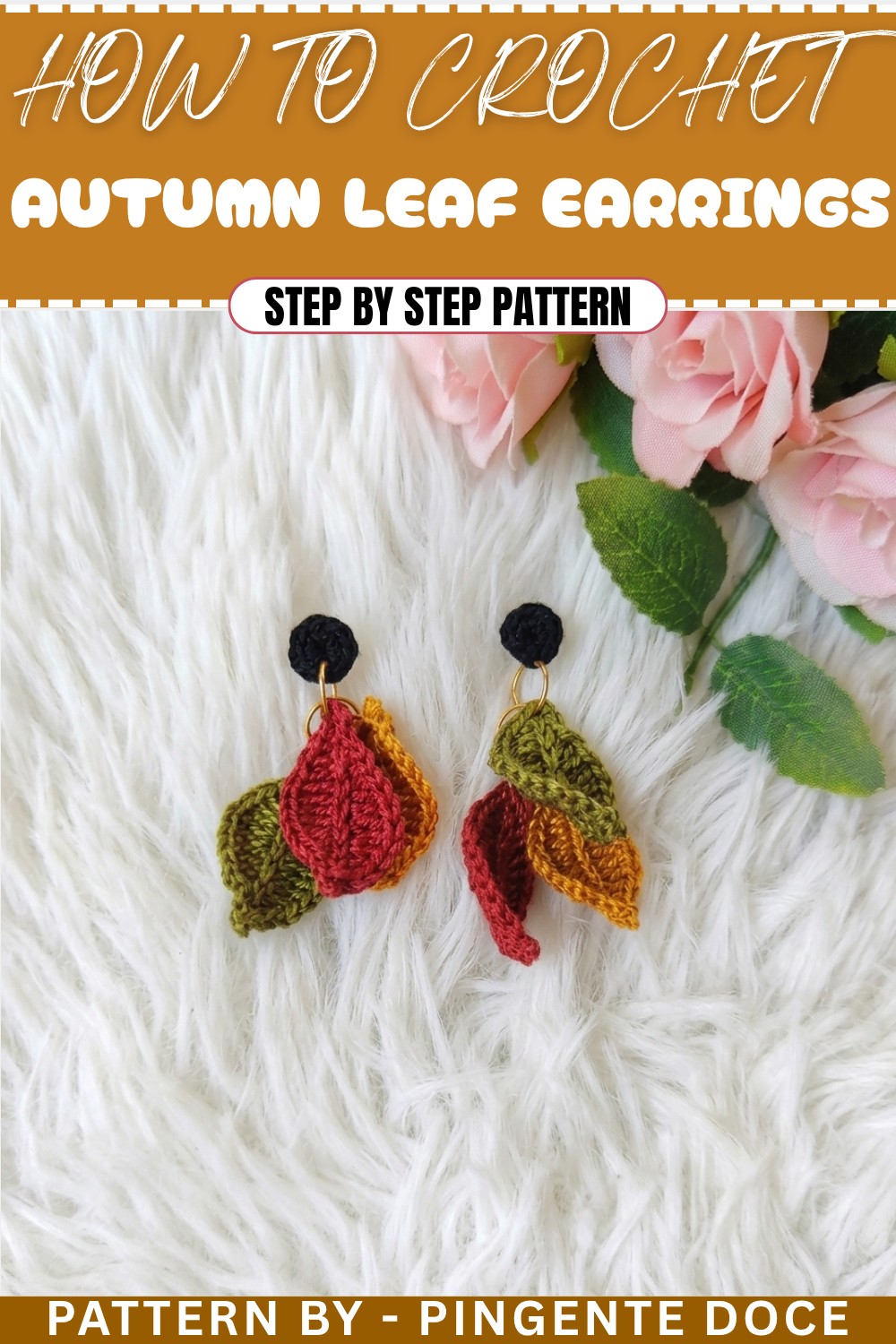 How To Crochet Autumn Leaf Earrings