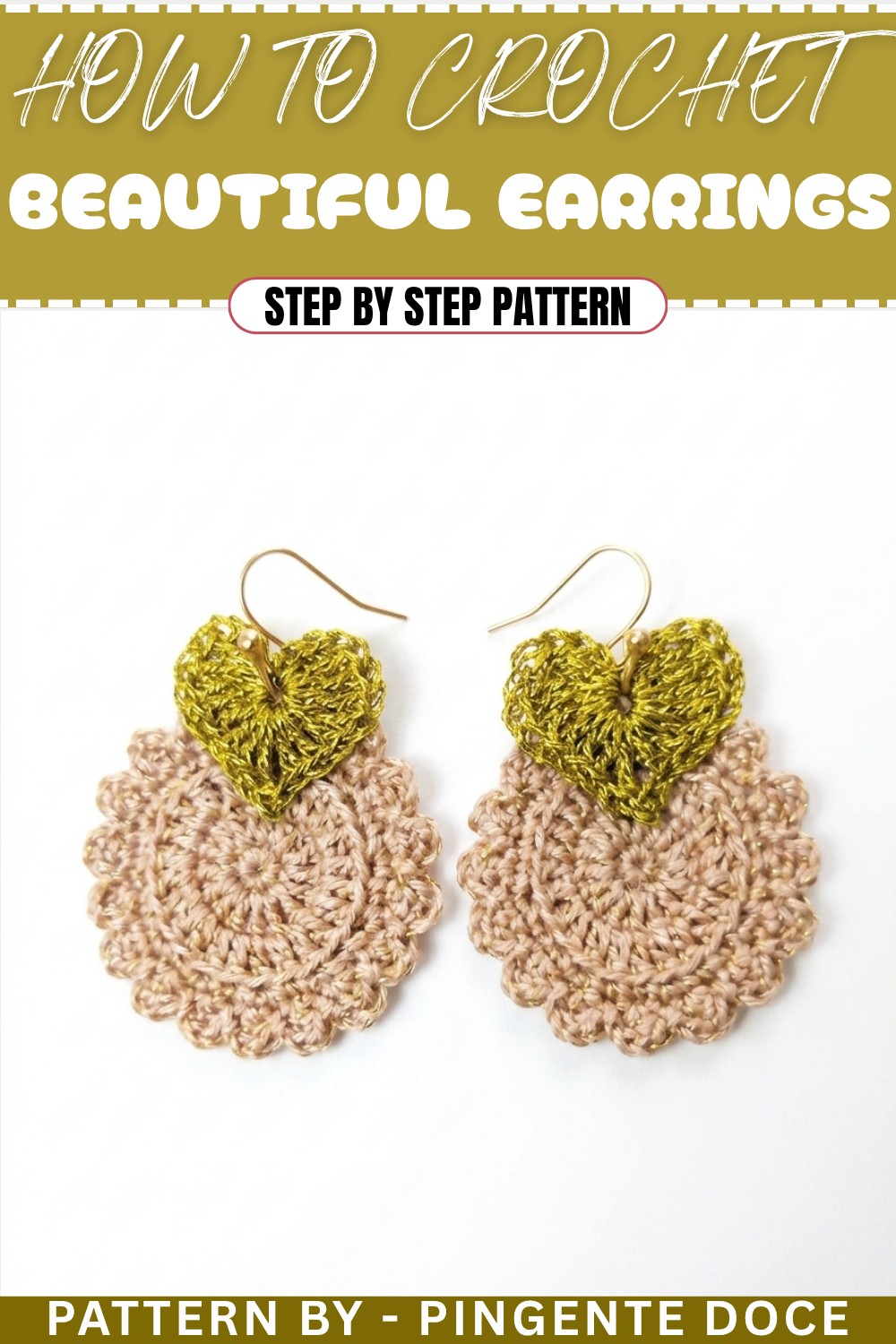 How To Crochet Easy And Beautiful Earrings