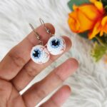 How To Crochet Eye Bow Earrings Pattern (1)