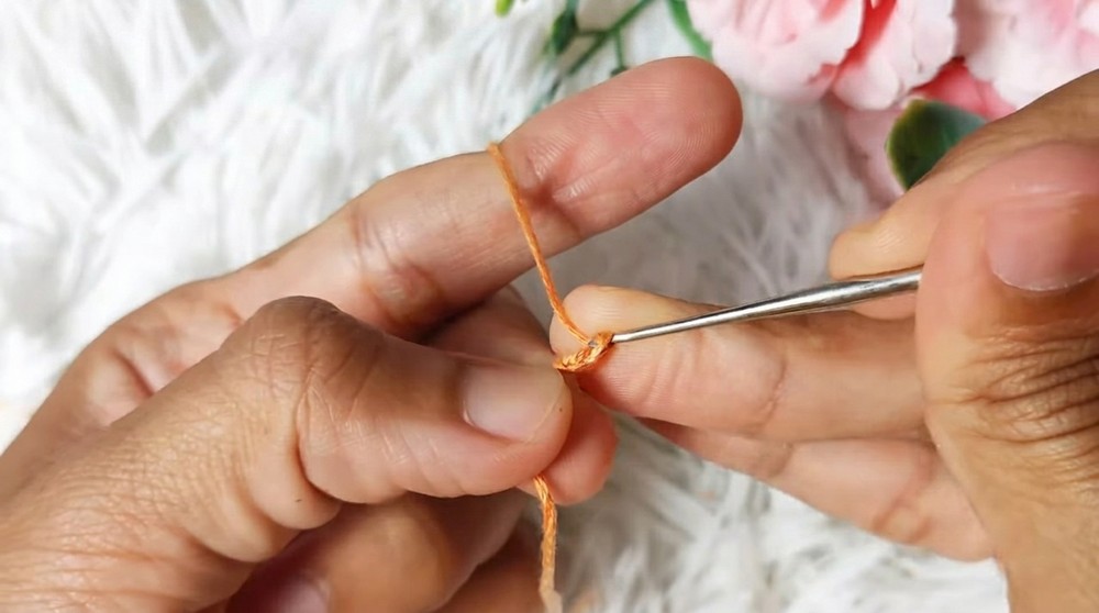 How To Crochet Mandala flower Earrings (6)