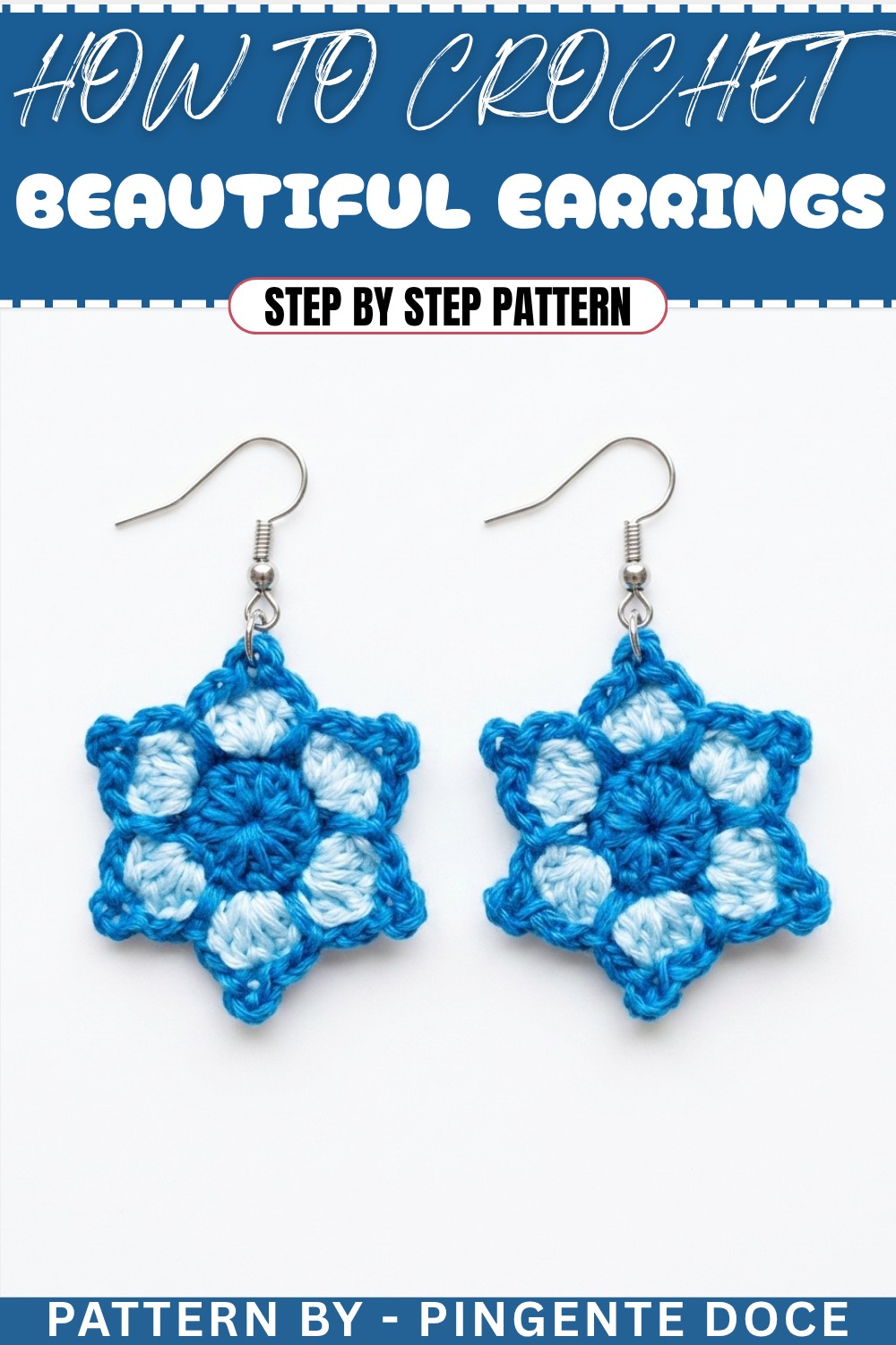 How To Crochet Simple And Easy Earrings
