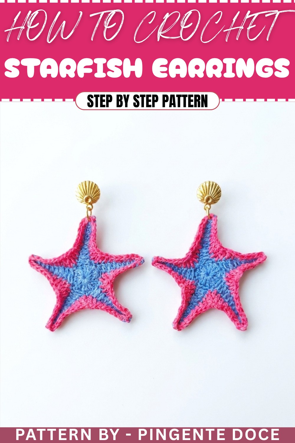 How To Crochet Starfish Earrings
