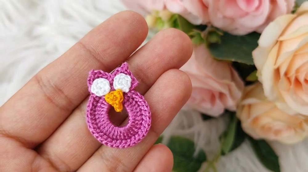 How To Crochet Super Cute Owl Earrings (7)
