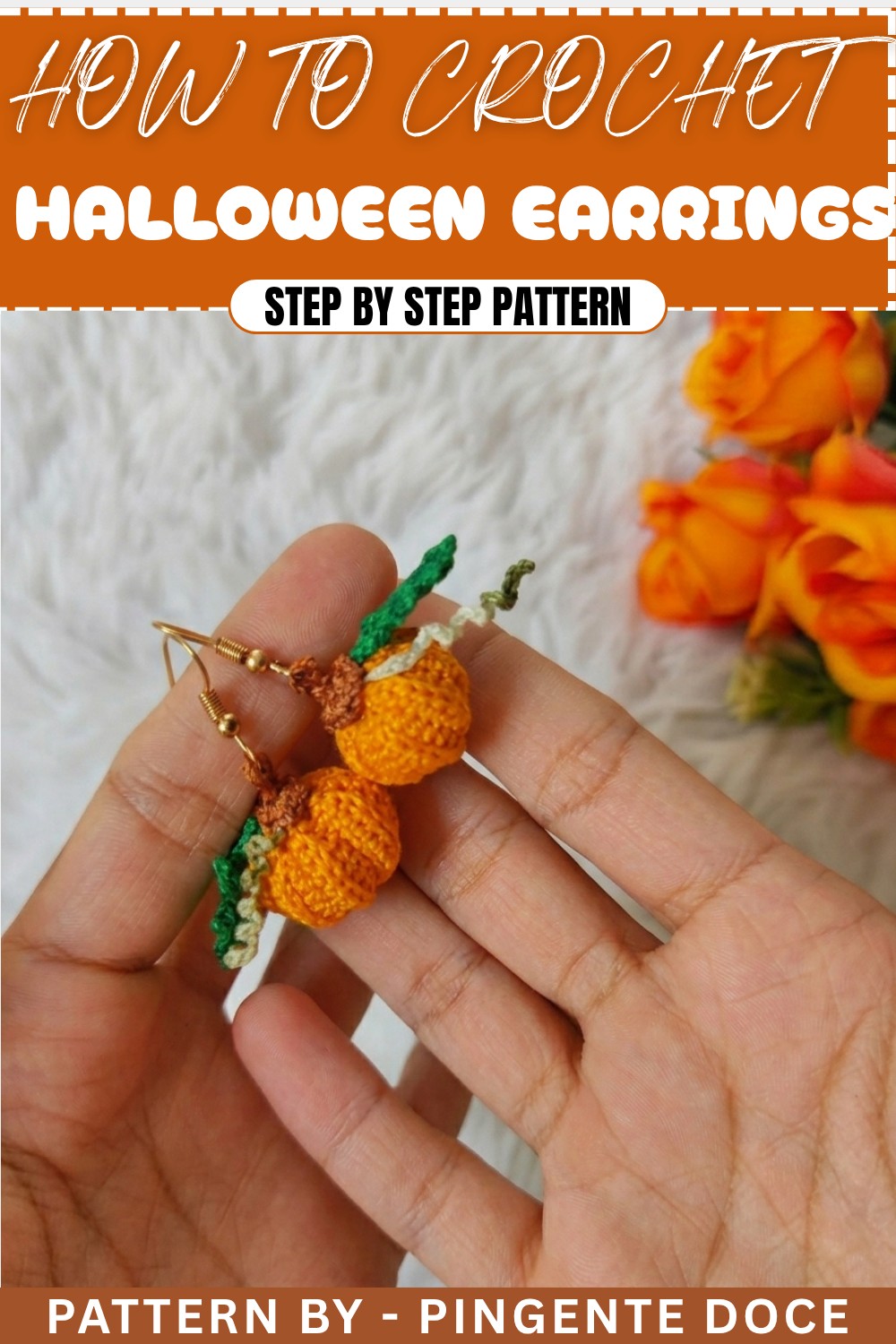 How to Crochet Halloween Earrings