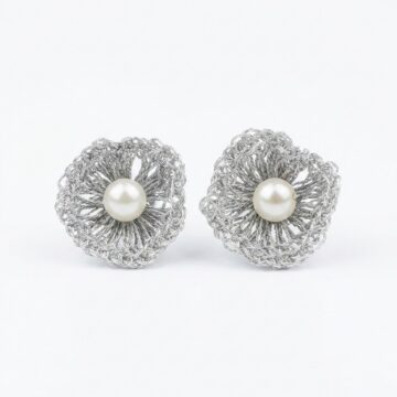 How to Crochet Wire Flower Earrings – Free Pattern (4)