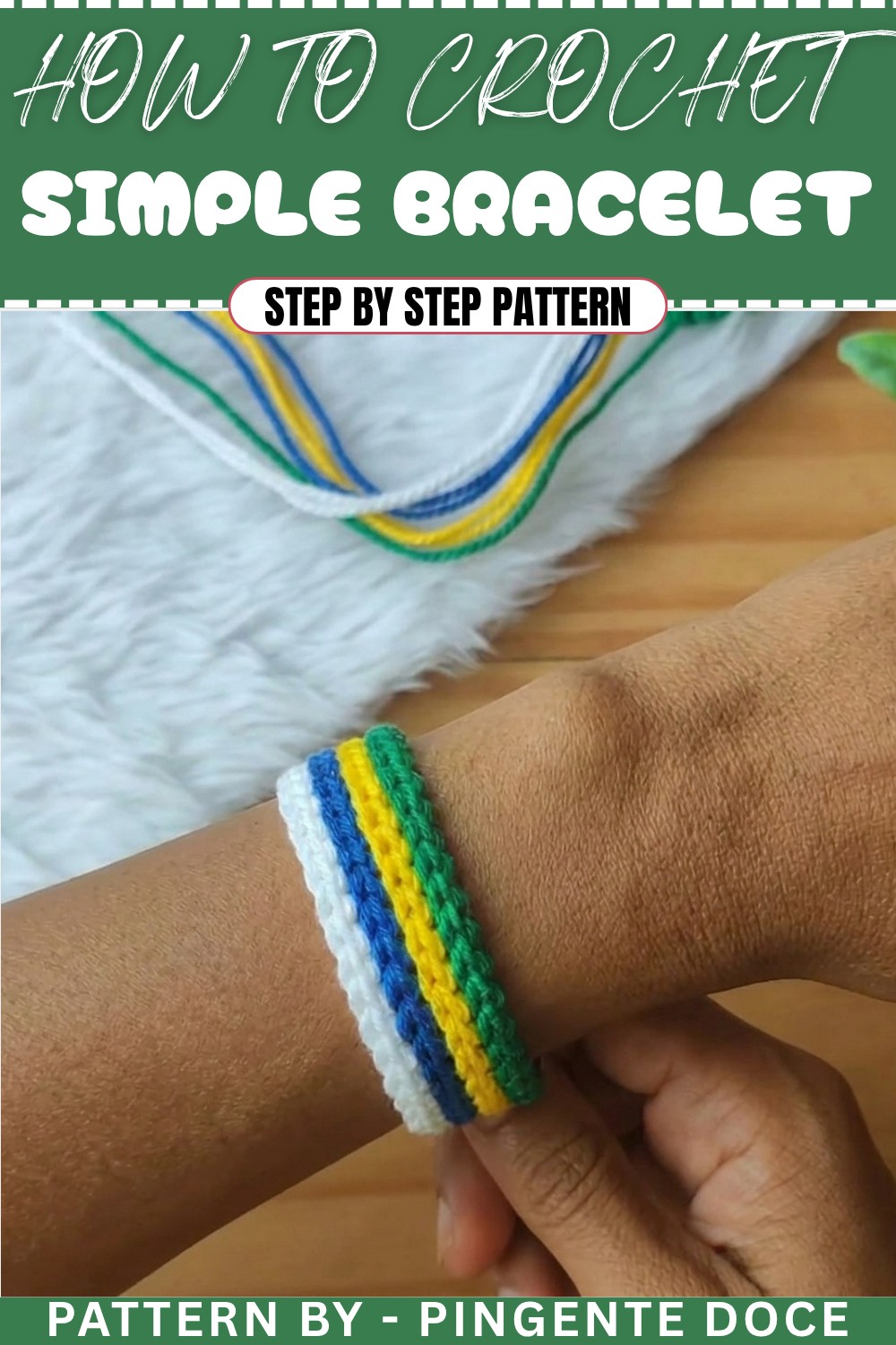 How to Crochet a Simple and Easy Bracelet (1)