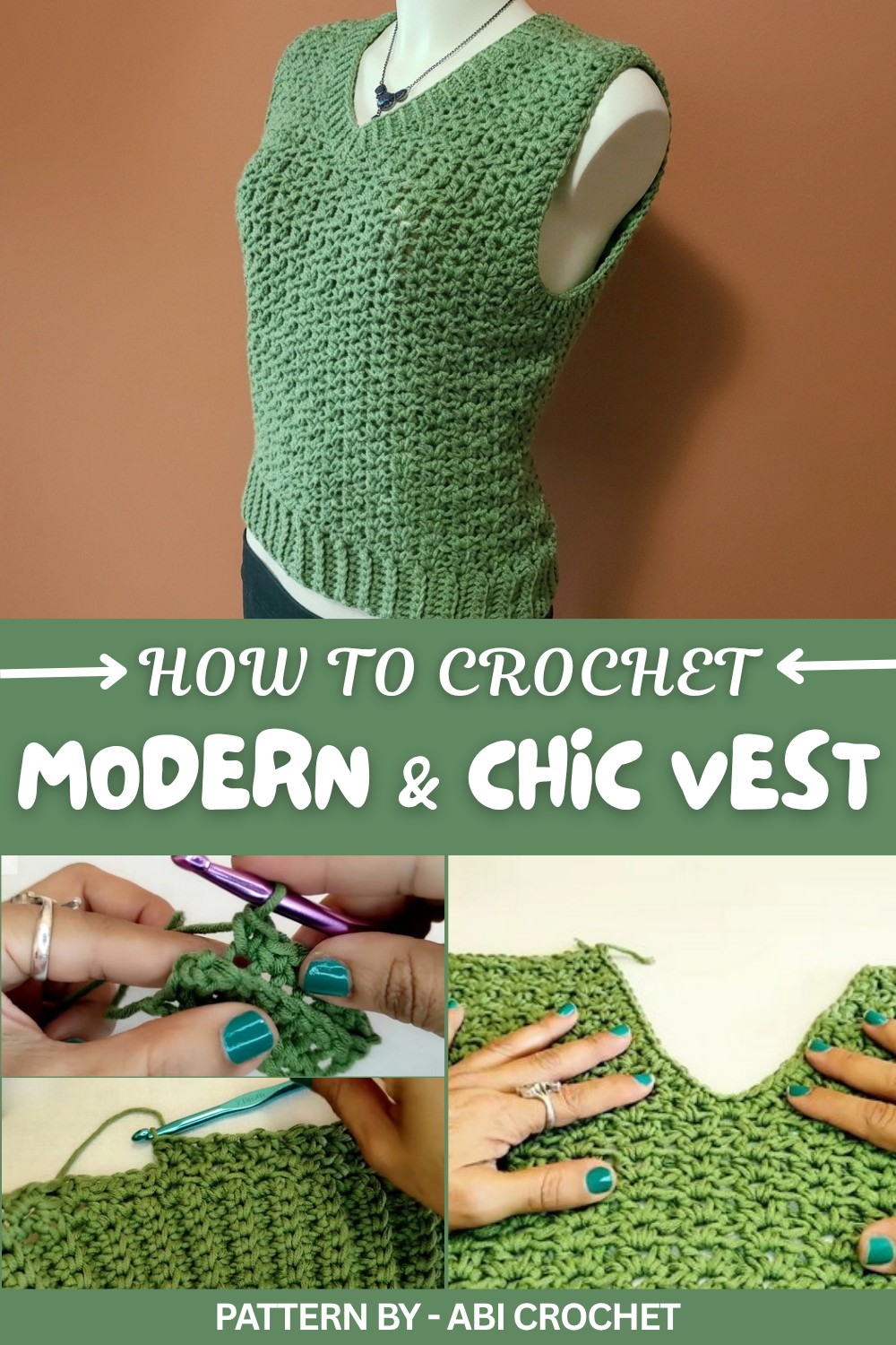 Simple & Stylish Crochet Vest Pattern to Rock (1)