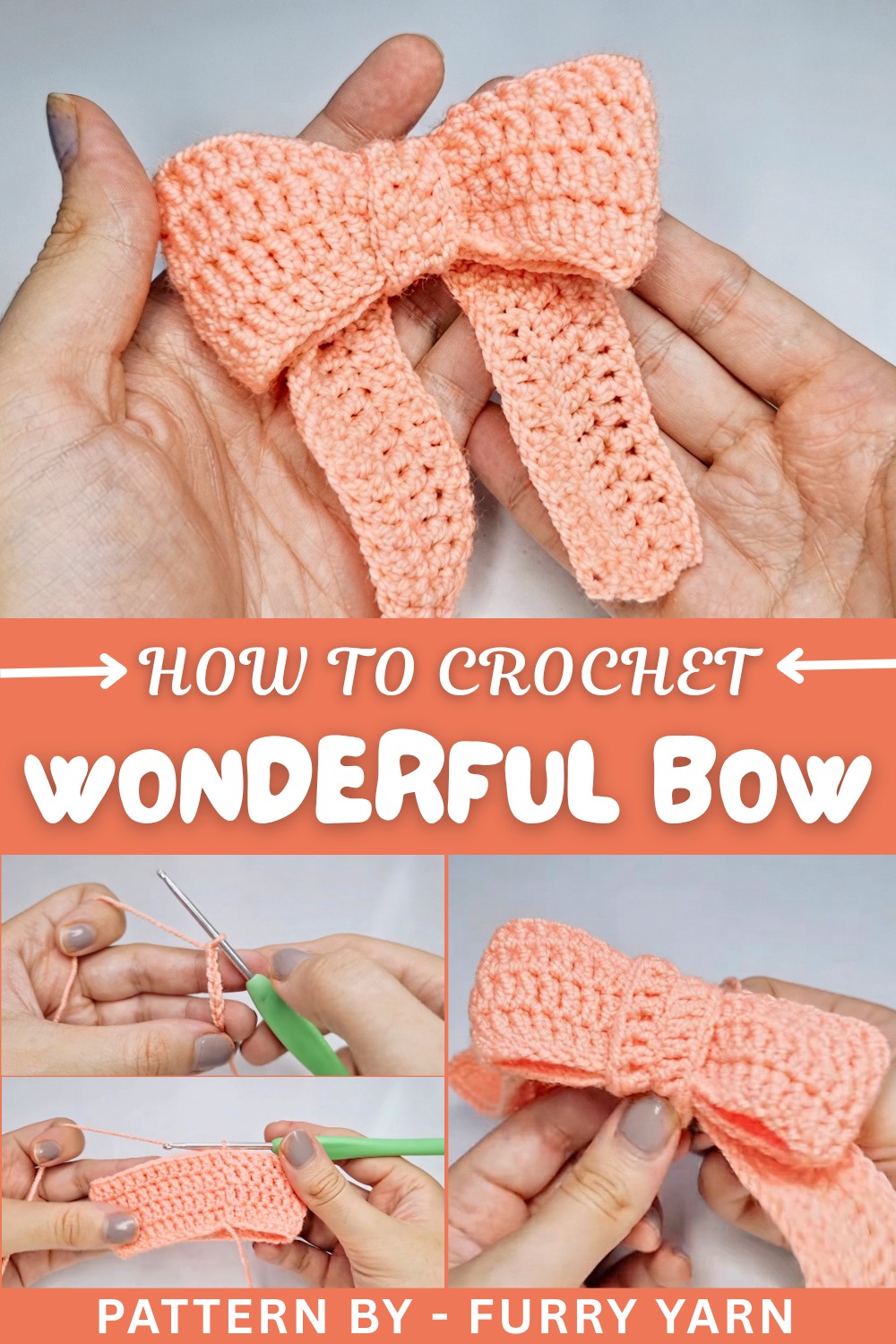 Wonderful Crochet Bow Pattern