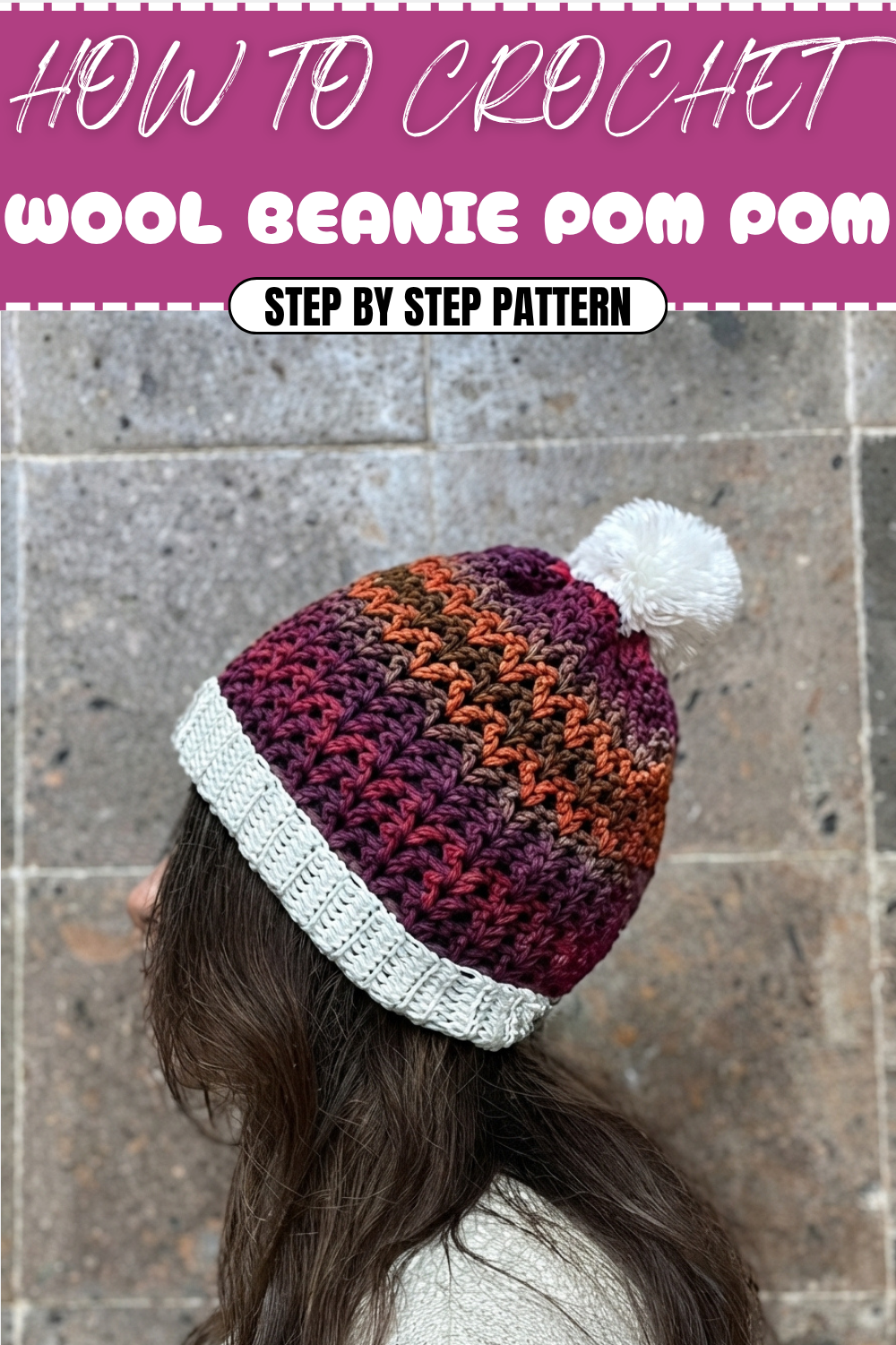 Wool Beanie Pom Pom