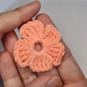 Amazing Crochet 5-Petal Flower Pattern 6