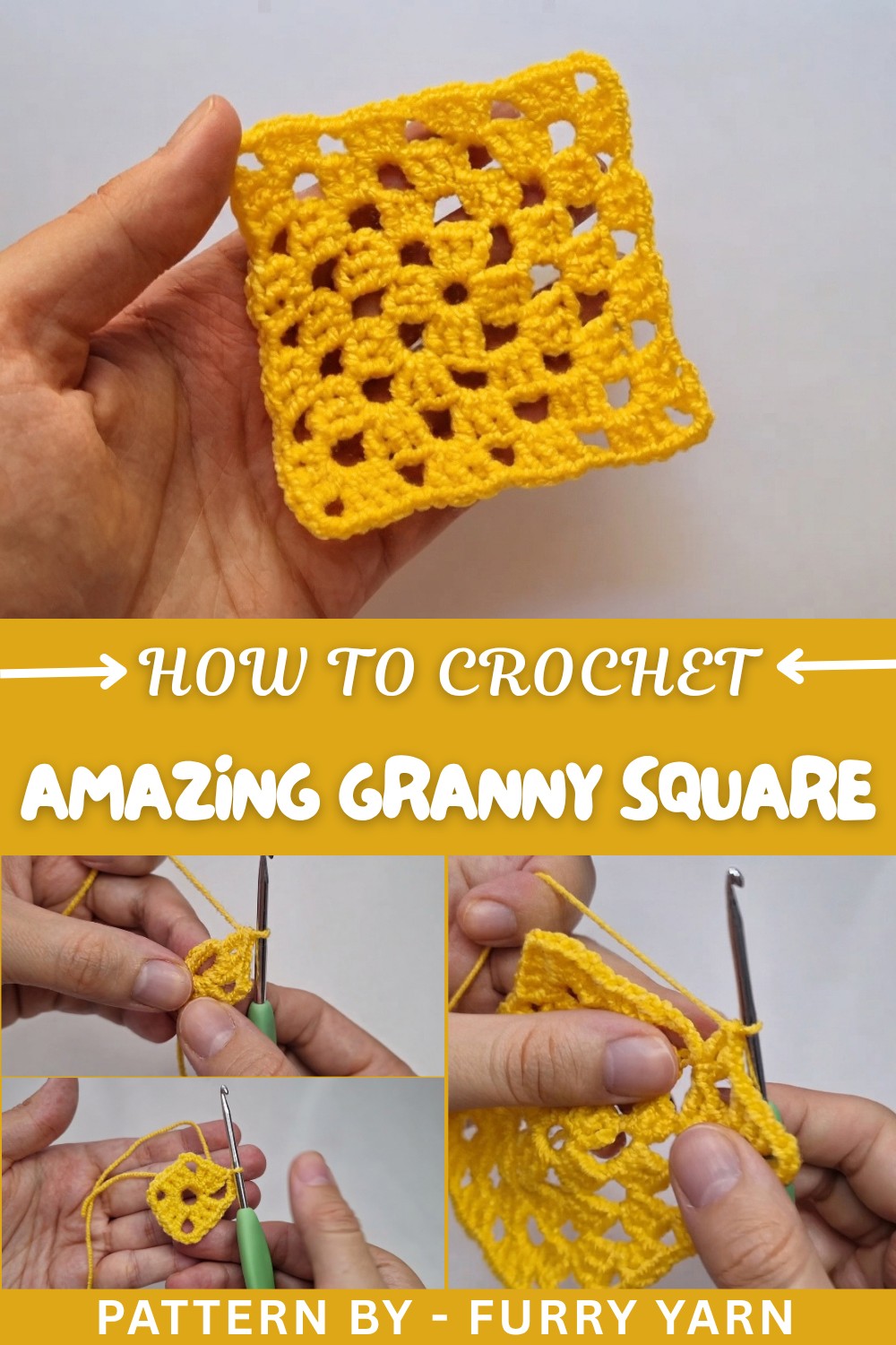 Amazing Crochet Granny Square Pattern