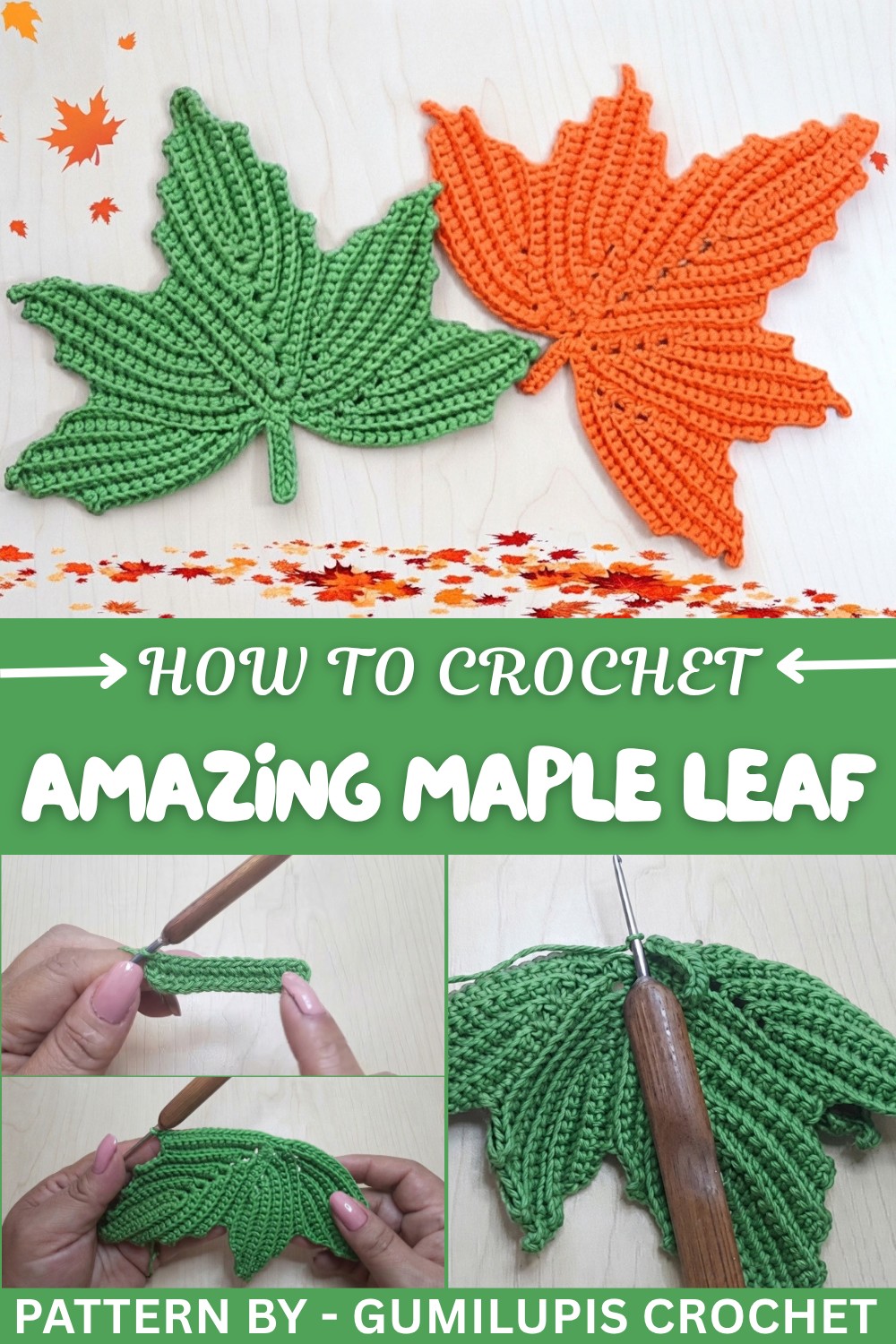 Amazing Crochet Maple Leaf Pattern