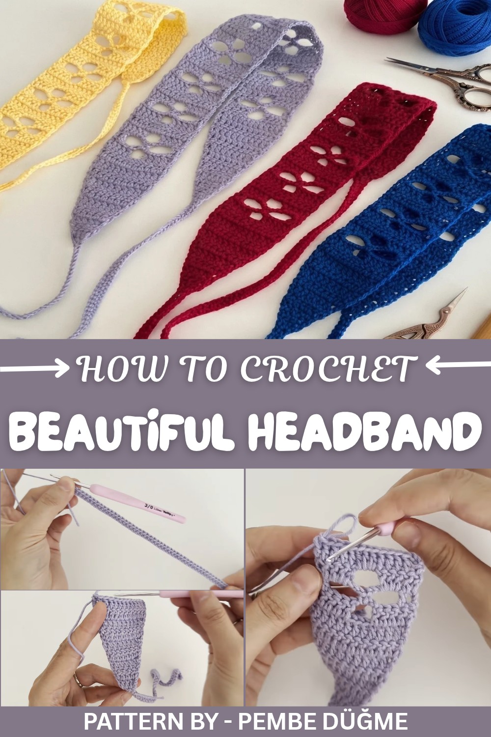 Beautiful Crochet Headband Pattern