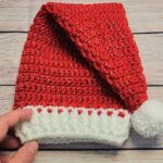 Crochet Baby Santa Hat Pattern 7