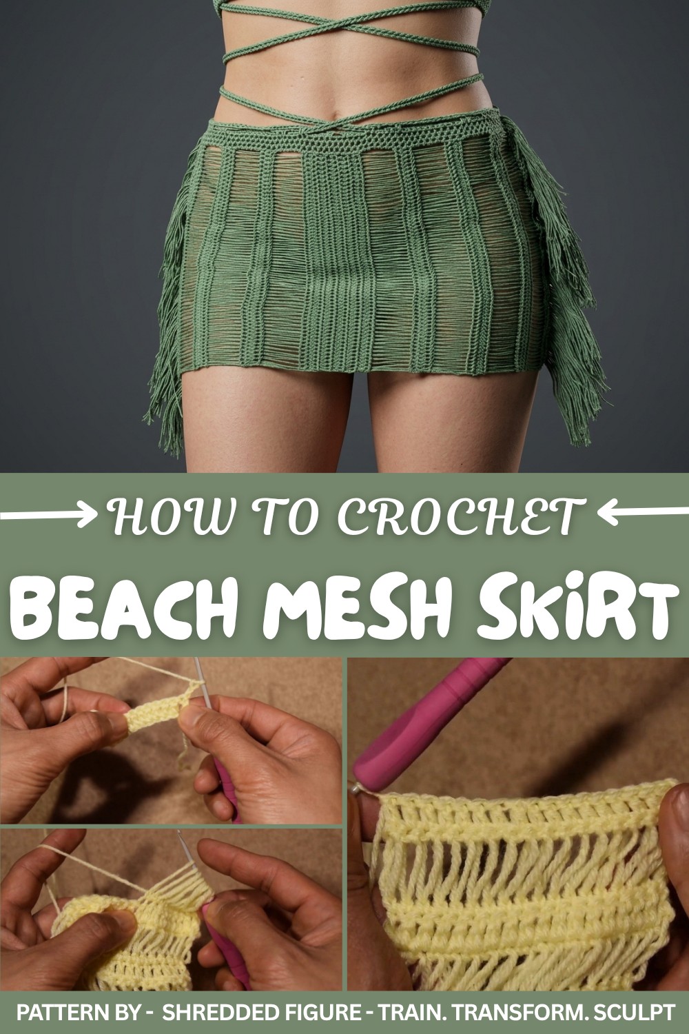 Crochet Beach Mesh Skirt Pattern Perfect for Summer Outings