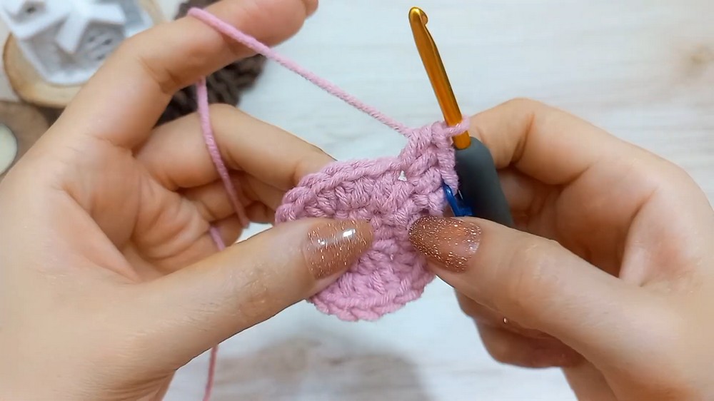 Crochet Bear Coaster Pattern 4