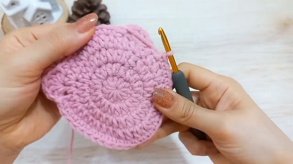 Crochet Bear Coaster Pattern 6