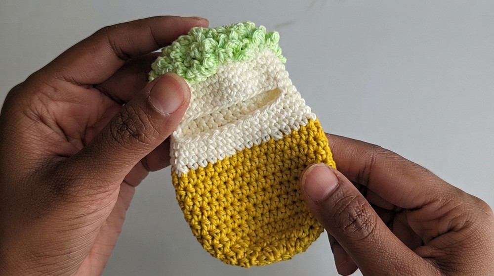 Crochet Big Mouth Monster Keychain Pattern 5