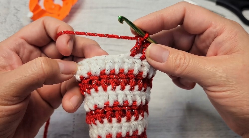 Crochet Christmas Santa Hat Pattern 3