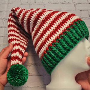 Crochet Christmas Santa Hat Pattern 7